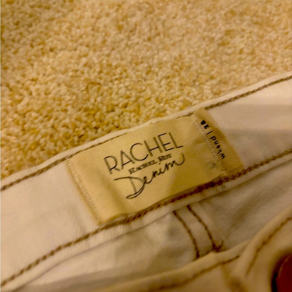 White Jean shorts